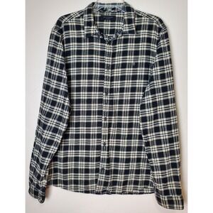 Allsaints Ridgewood Long Sleeve Flannel Shirt XXL 2XL Plaid Outdoors Lumberjack